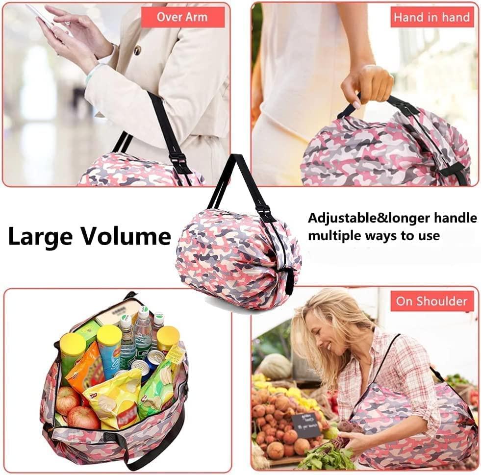 Premium Foldable Shopping & Travel Tote Bag
