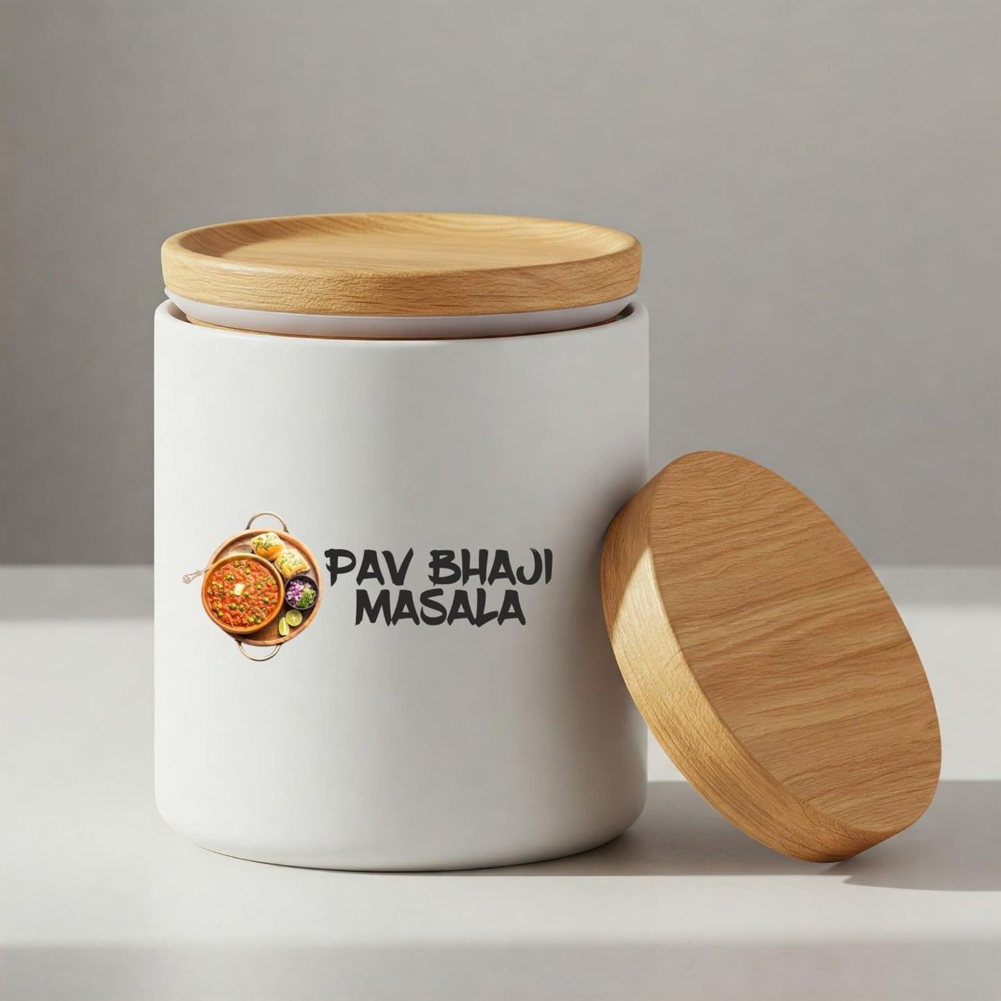 3D Waterproof Kitchen Spice Jar Label Stickers (Premium)