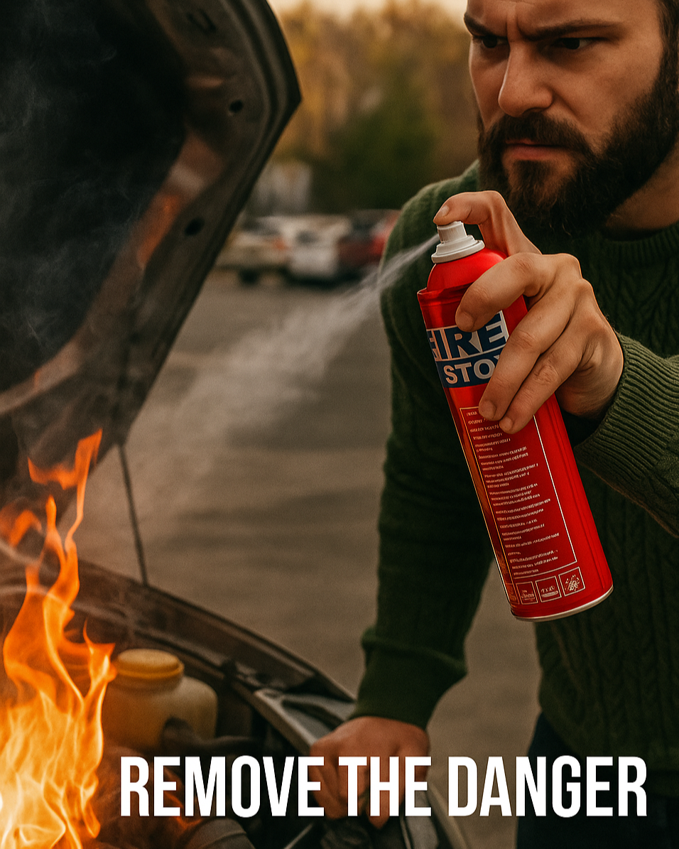 Emergency Fire Controlling Spray - (Very Effective)