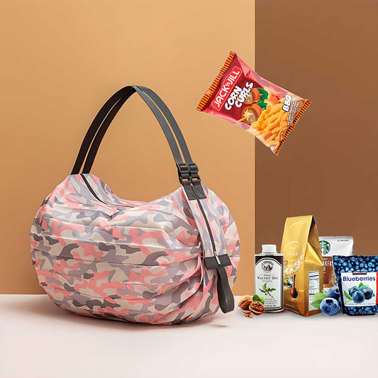 Premium Foldable Shopping & Travel Tote Bag