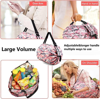Premium Foldable Shopping & Travel Tote Bag