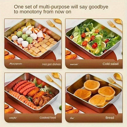 Best Non Stick Baking Pan Food Storage Box with Cover
