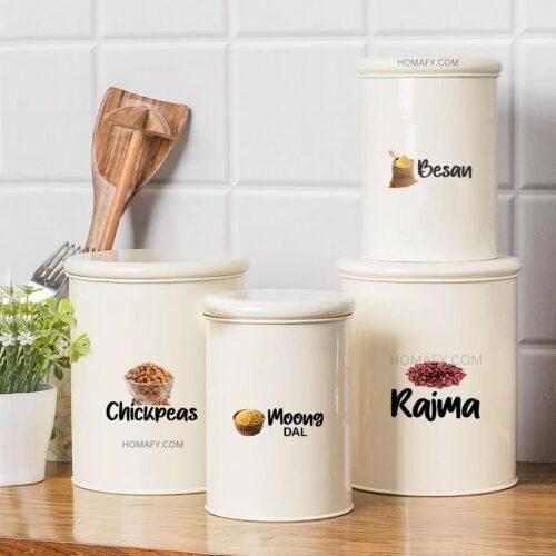 3D Waterproof Kitchen Spice Jar Label Stickers (Premium)
