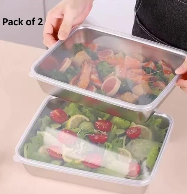 Best Non Stick Baking Pan Food Storage Box with Cover