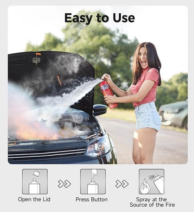 Emergency Fire Controlling  Spray - (Very Effective)