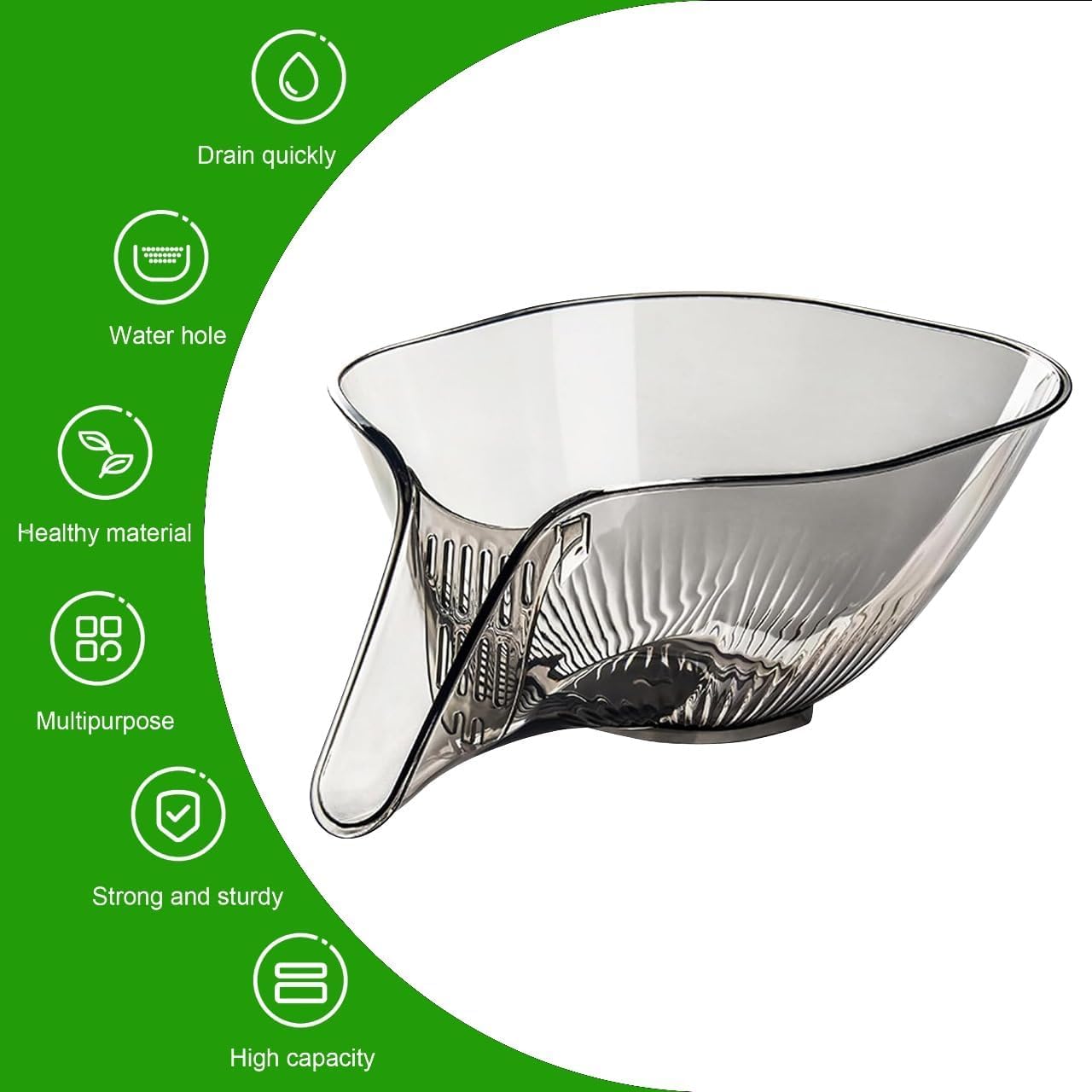 Premium Drain Basket Funnel for Kitchen Sink (Pack of 2)
