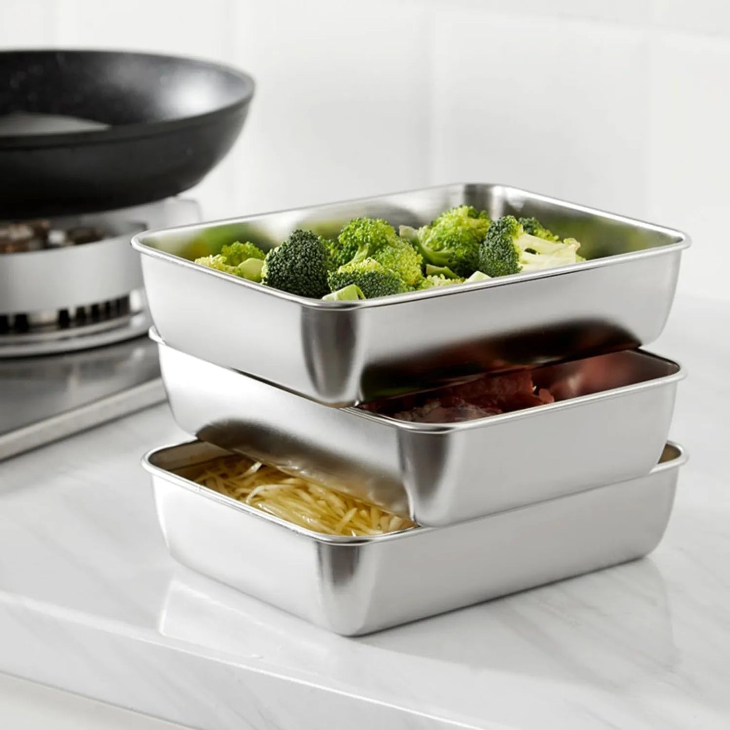 Best Non Stick Baking Pan Food Storage Box with Cover