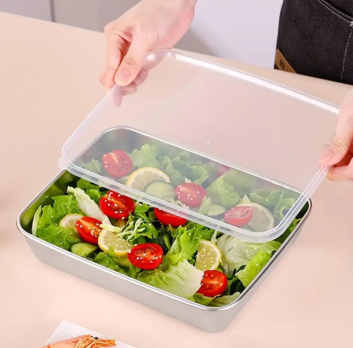 Best Non Stick Baking Pan Food Storage Box with Cover