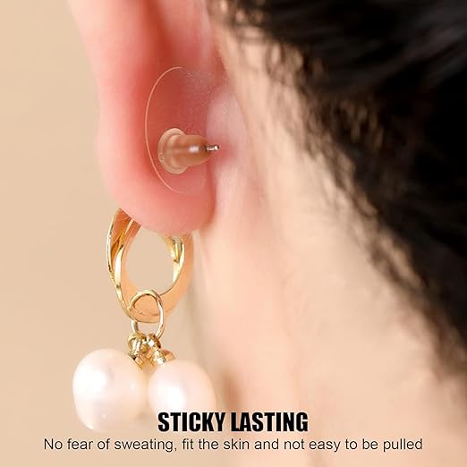 Picksy™ Premium Invisible Ear Lobe Support Patches (10 Sheets – 100 Patches)