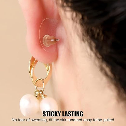 Picksy™ Premium Invisible Ear Lobe Support Patches (10 Sheets – 100 Patches)