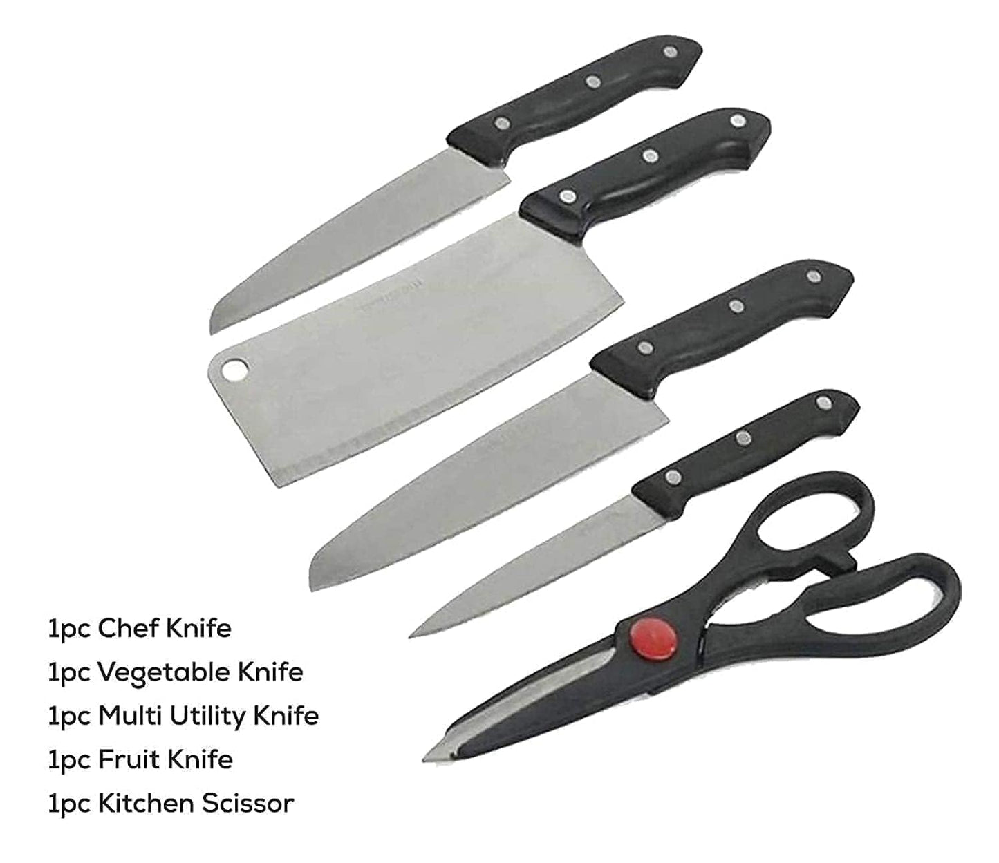 Best Wooden Chopping Board With 5-Pcs Knife Set