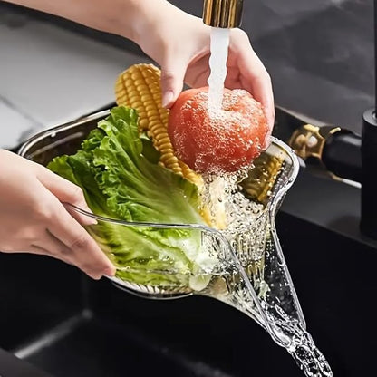 Premium Drain Basket Funnel for Kitchen Sink (Pack of 2)