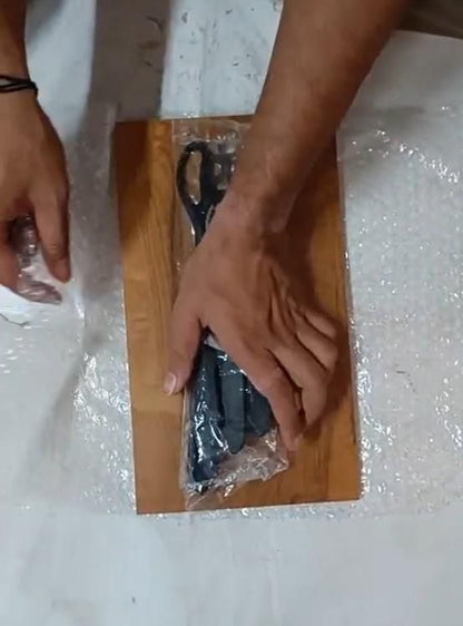 Best Wooden Chopping Board With 5-Pcs Knife Set