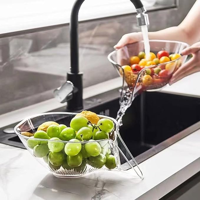 Premium Drain Basket Funnel for Kitchen Sink (Pack of 2)
