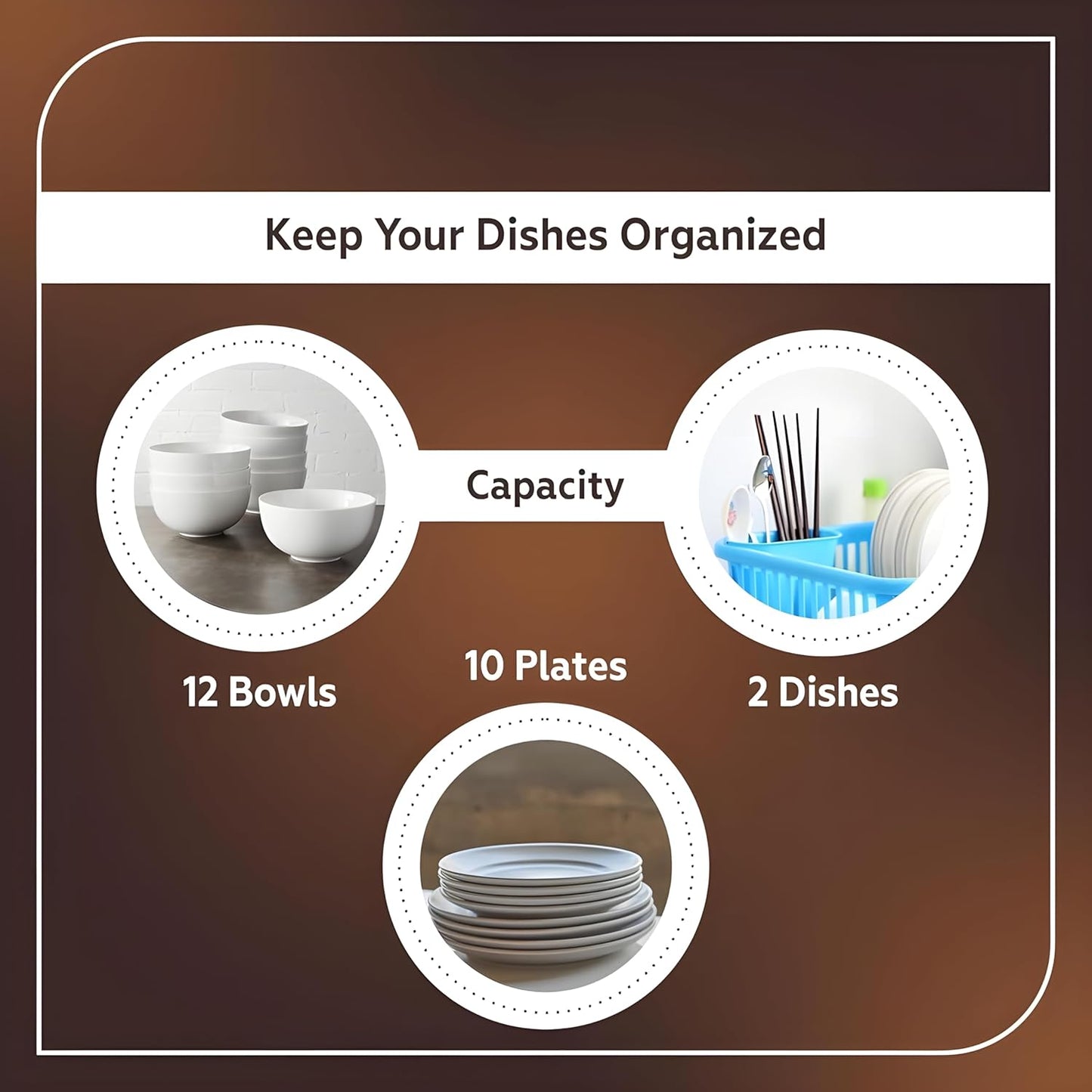 Premium 3-in-1 Kitchen Dish Drainer
