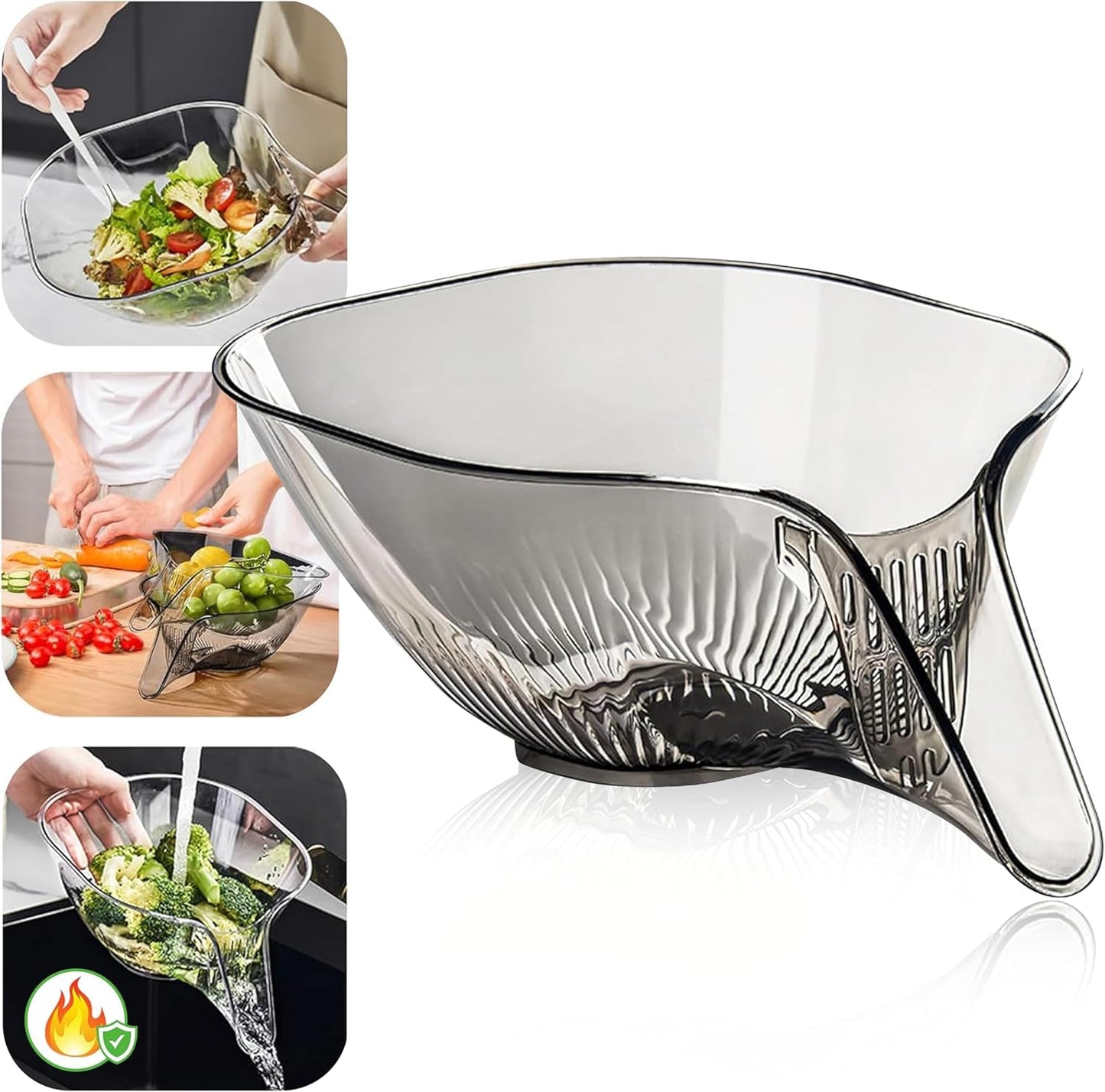 Premium Drain Basket Funnel for Kitchen Sink (Pack of 2)