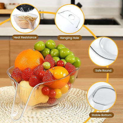 Premium Drain Basket Funnel for Kitchen Sink (Pack of 2)